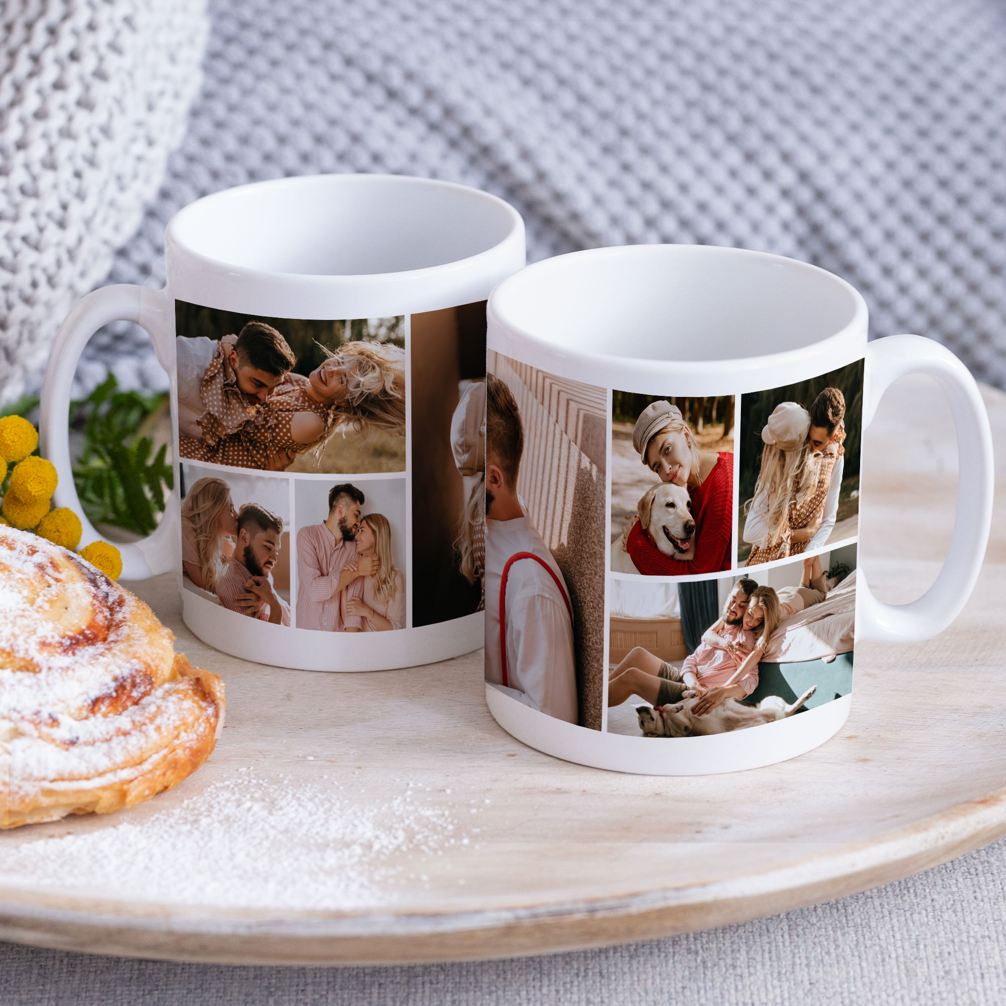 Personalisiertes Valentinstag Geschenk | Tasse mit Foto und Text gestalten | spülmaschinenfest | Fotogeschenk | viele Farben zur Auswahl